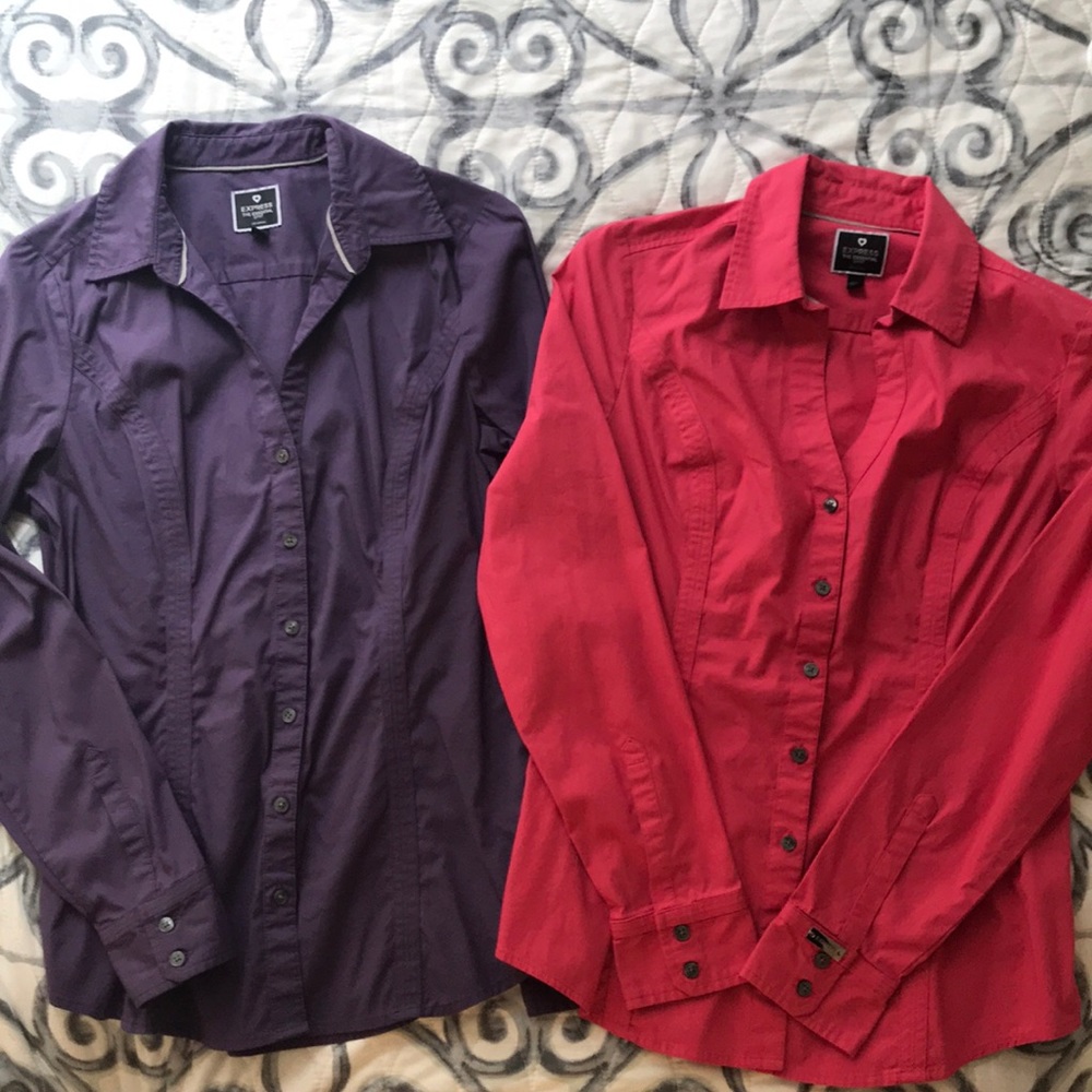2 for 1 - Express Essential Shirts - Size S